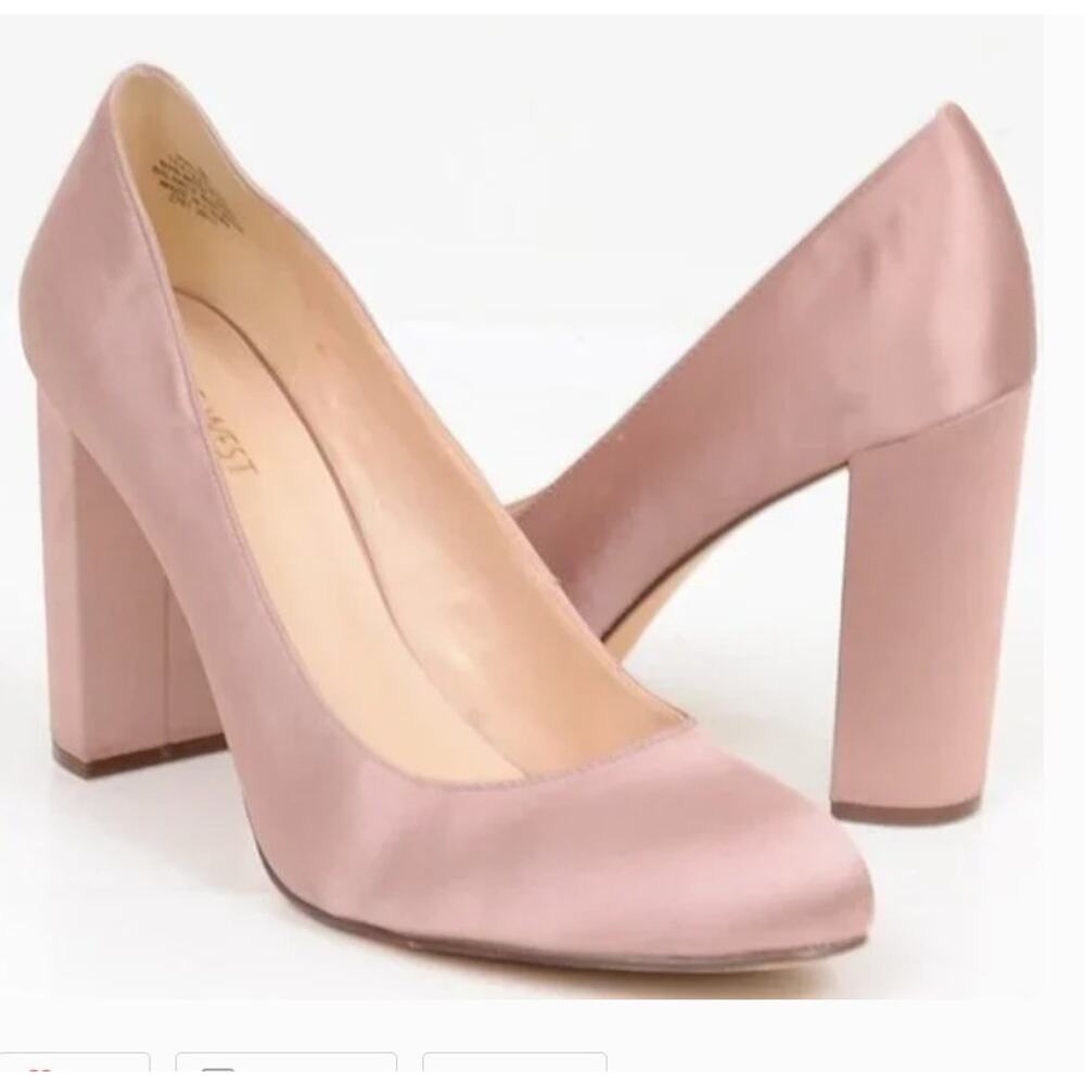 Nine West Leroux Nude Tan  Leather Pumps sz 6M